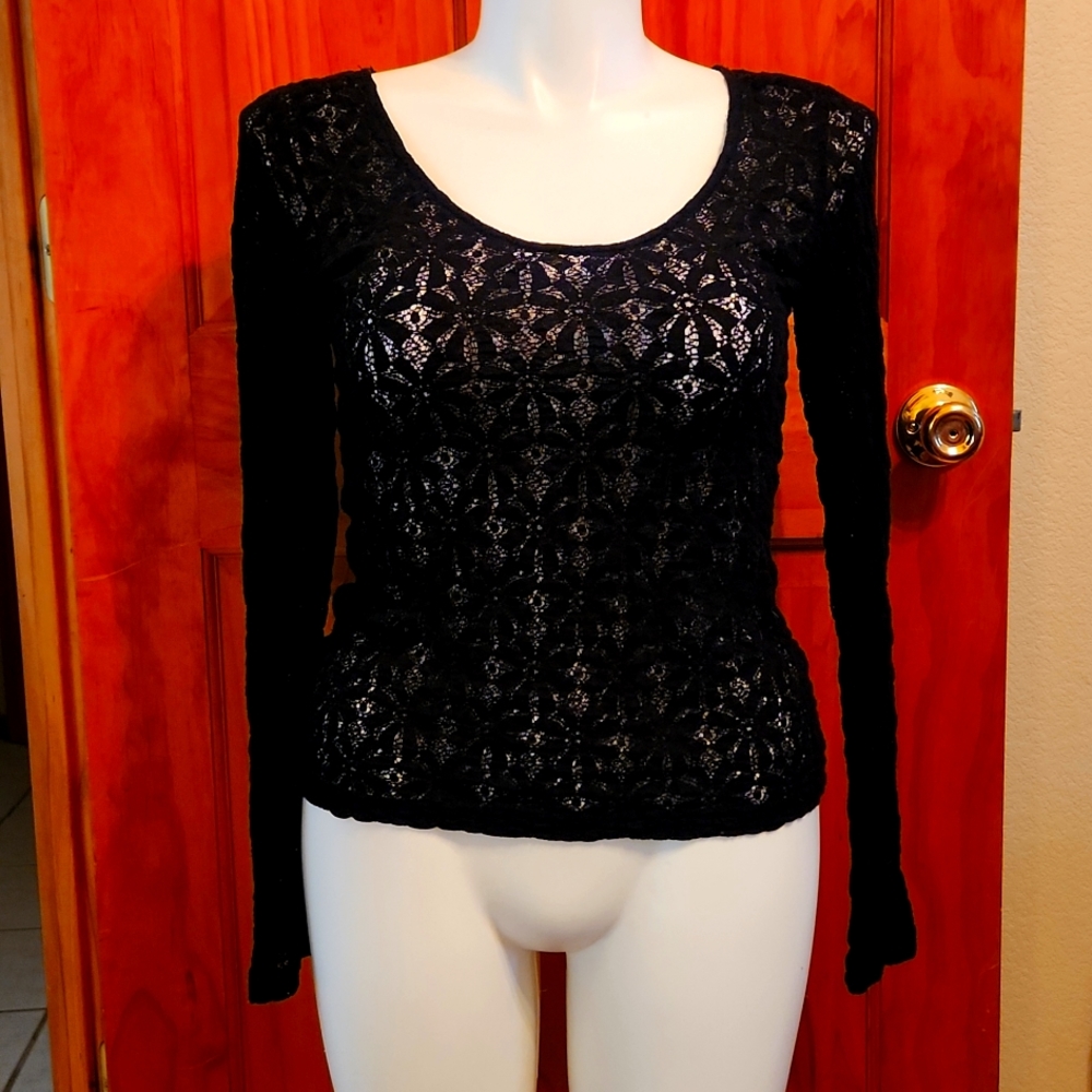Black Lace Top